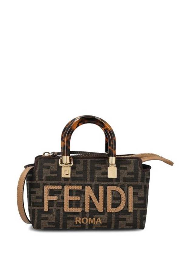 Fendi By The Way Monogram Mini Tote Bag Brown