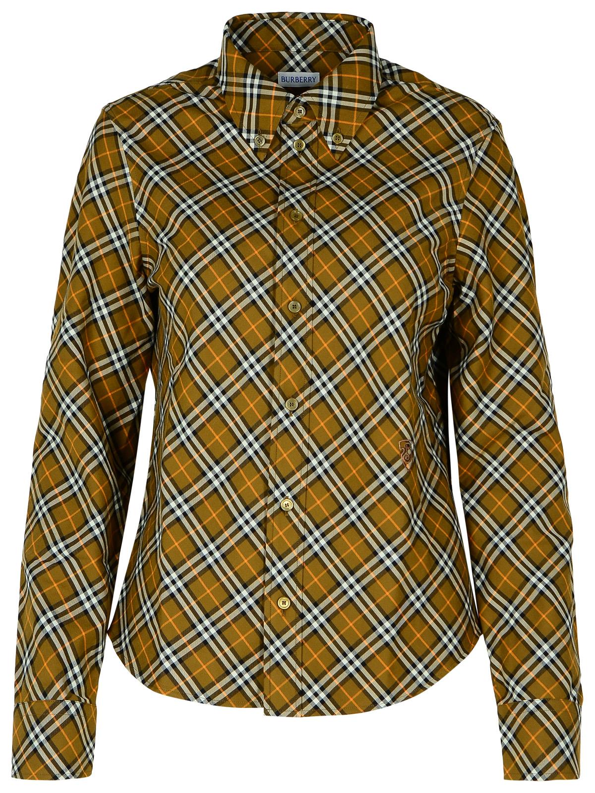 Burberry Green Cotton Shirt Women