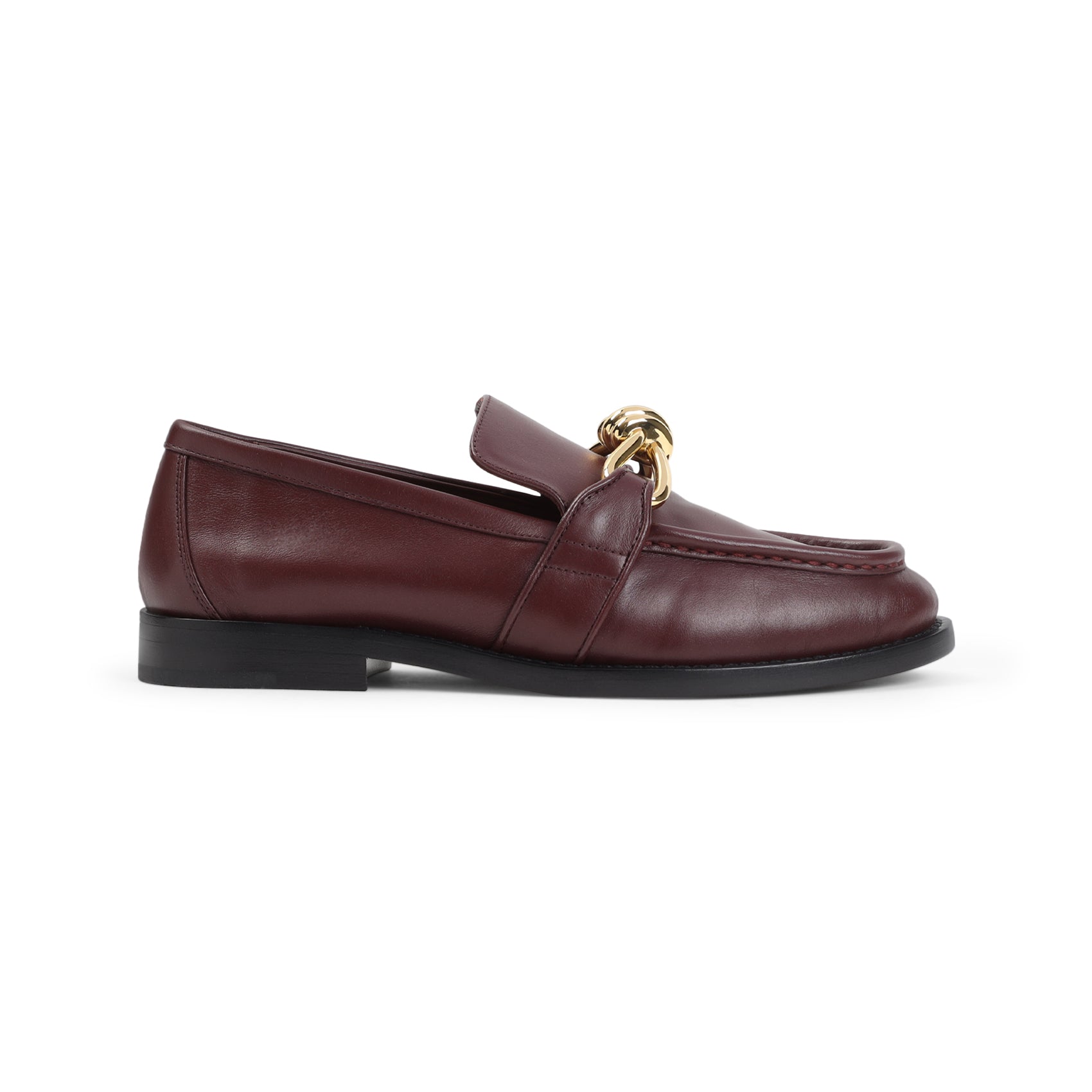 BOTTEGA VENETA Mud Leather Loafers with Metal Horsebit