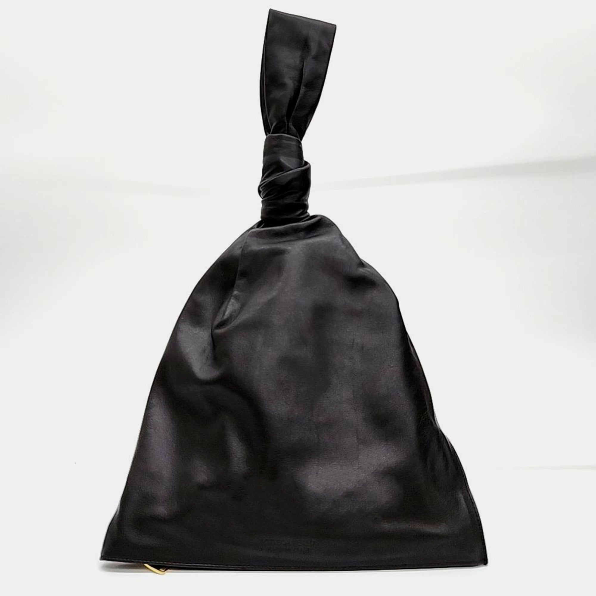 Bottega Veneta Black Leather Twist Bag