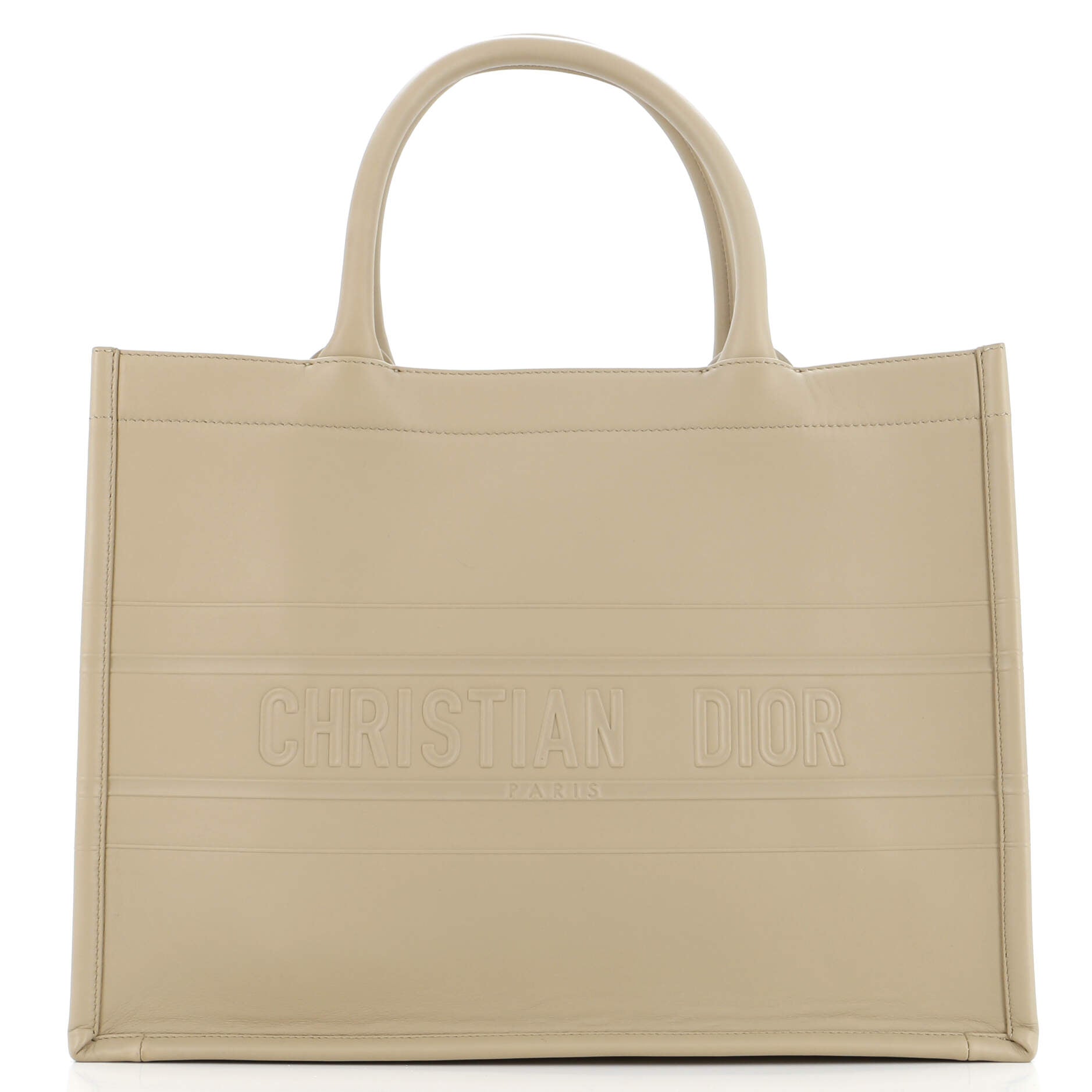 Dior Book Tote Embossed Leather Medium