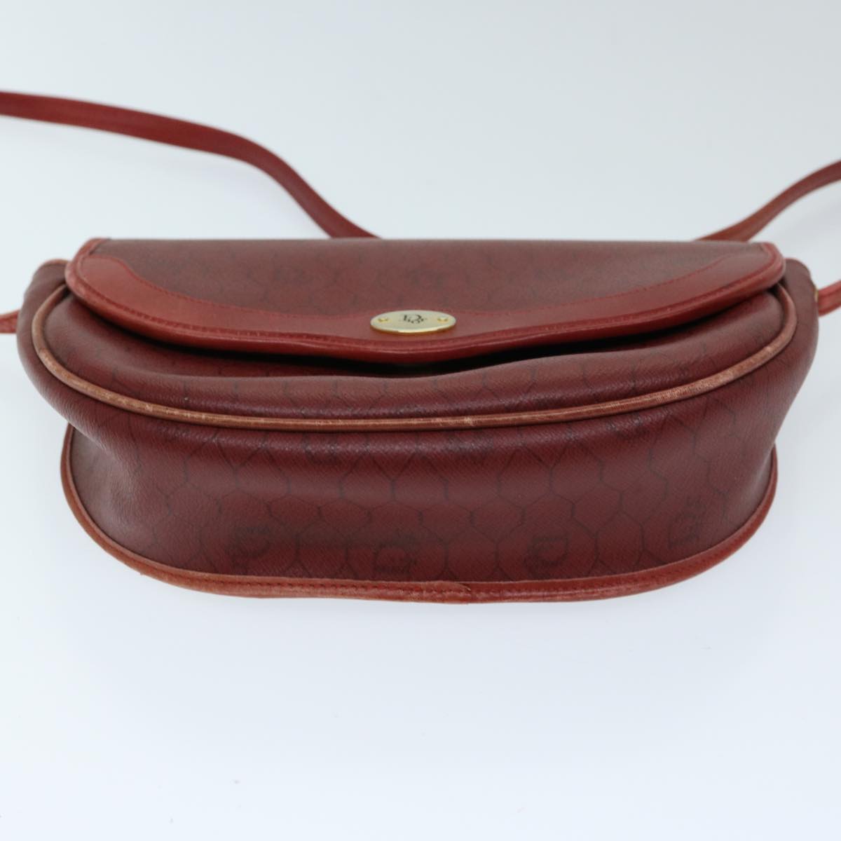 Dior Honeycomb  Canvas Shoulder Bag (Pre-Owned)