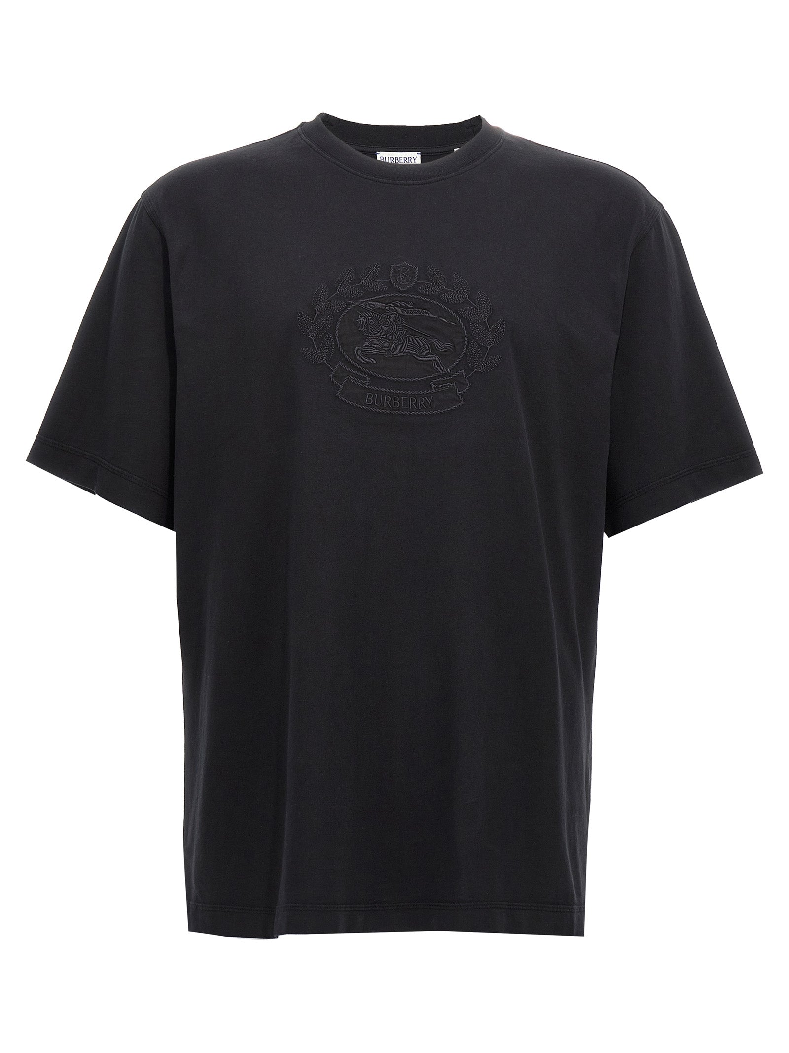 Burberry Men Logo Embroidery T-Shirt