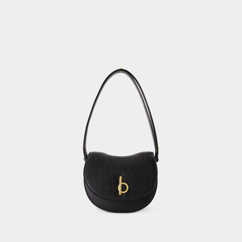 BURBERRY Elegant Leather Handbag for All Occasions