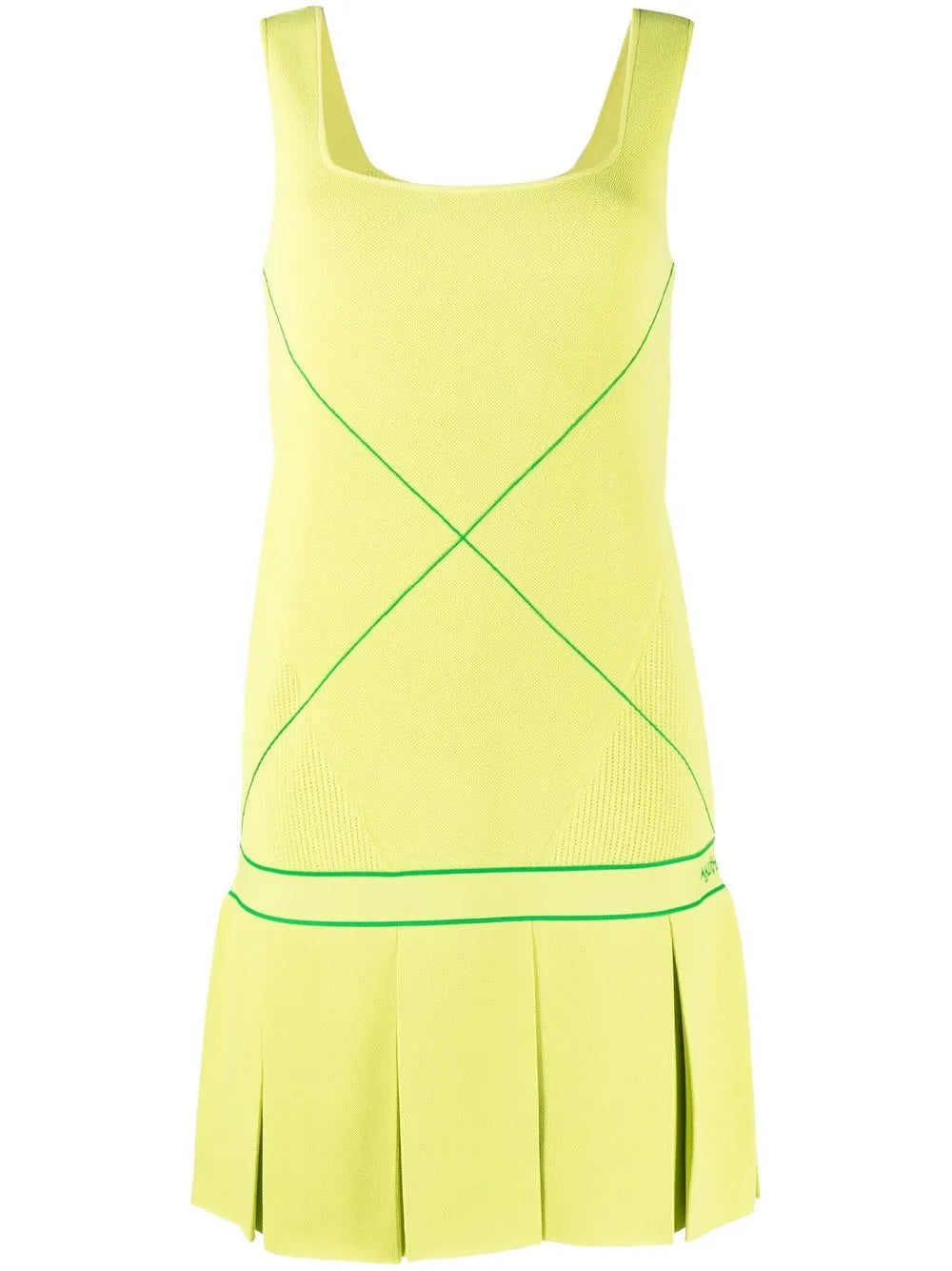 Bottega Veneta Sleeveless Drop Waist Tennis Dress