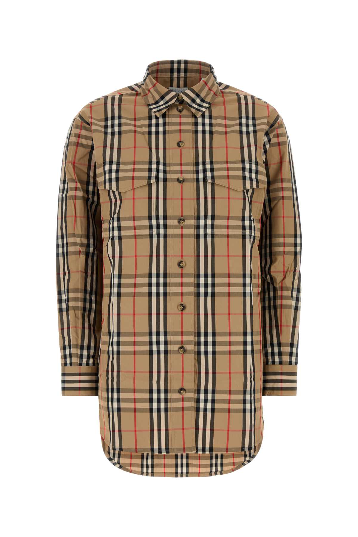 BURBERRY Embroidered Cotton Shirt for Women