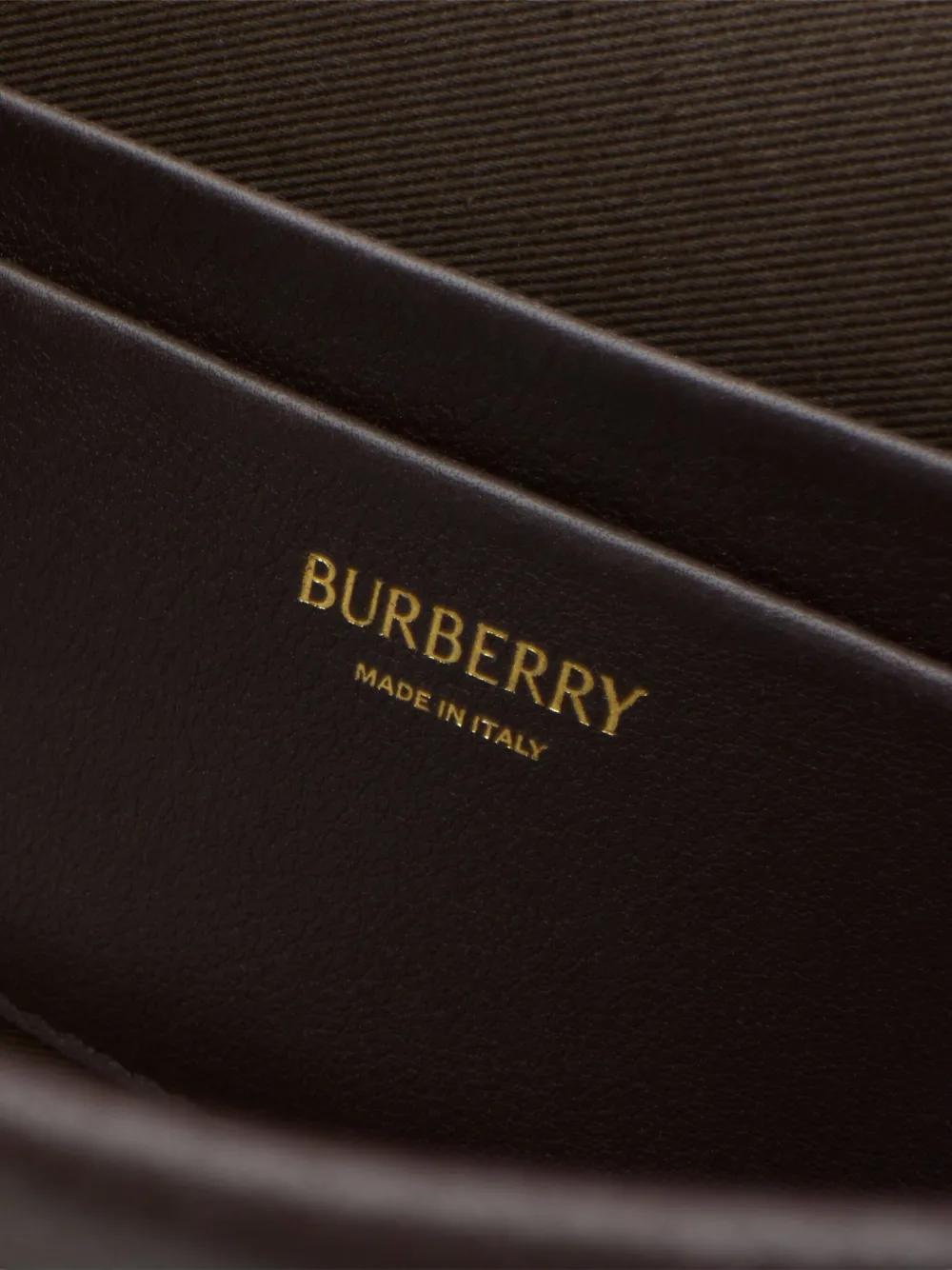 BURBERRY Mini Handbag with Textured Fabric