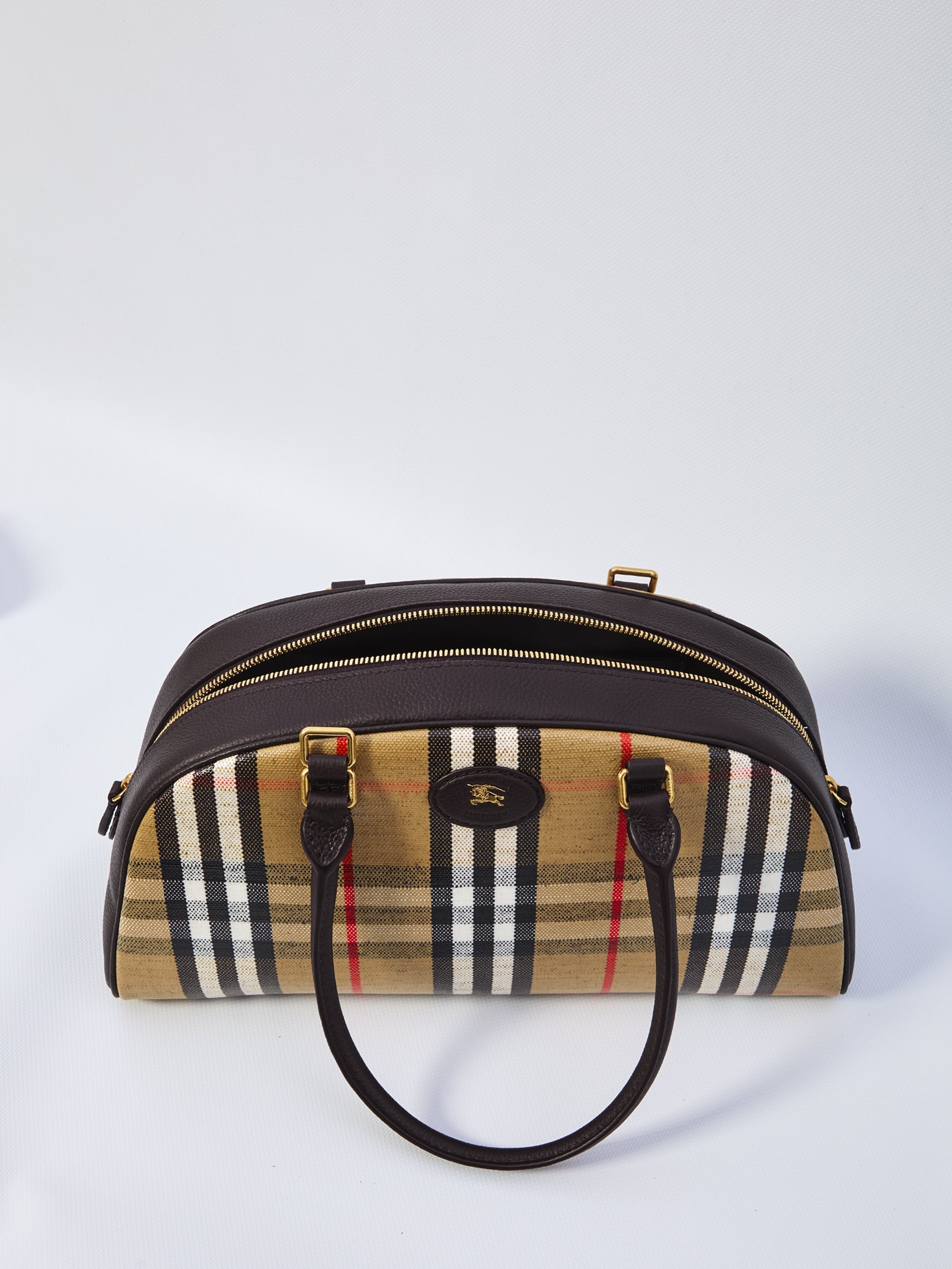 BURBERRY Highlands Mini Tote Handbag
