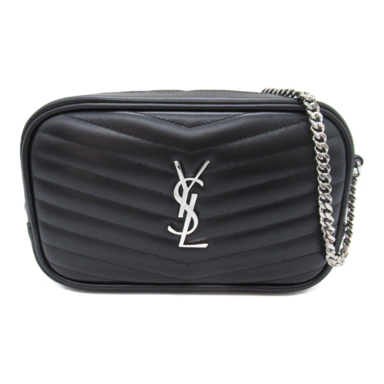 Saint Laurent SAINT LAURENT Chain Shoulder Bag Leather Bag Black 748849DV7021000