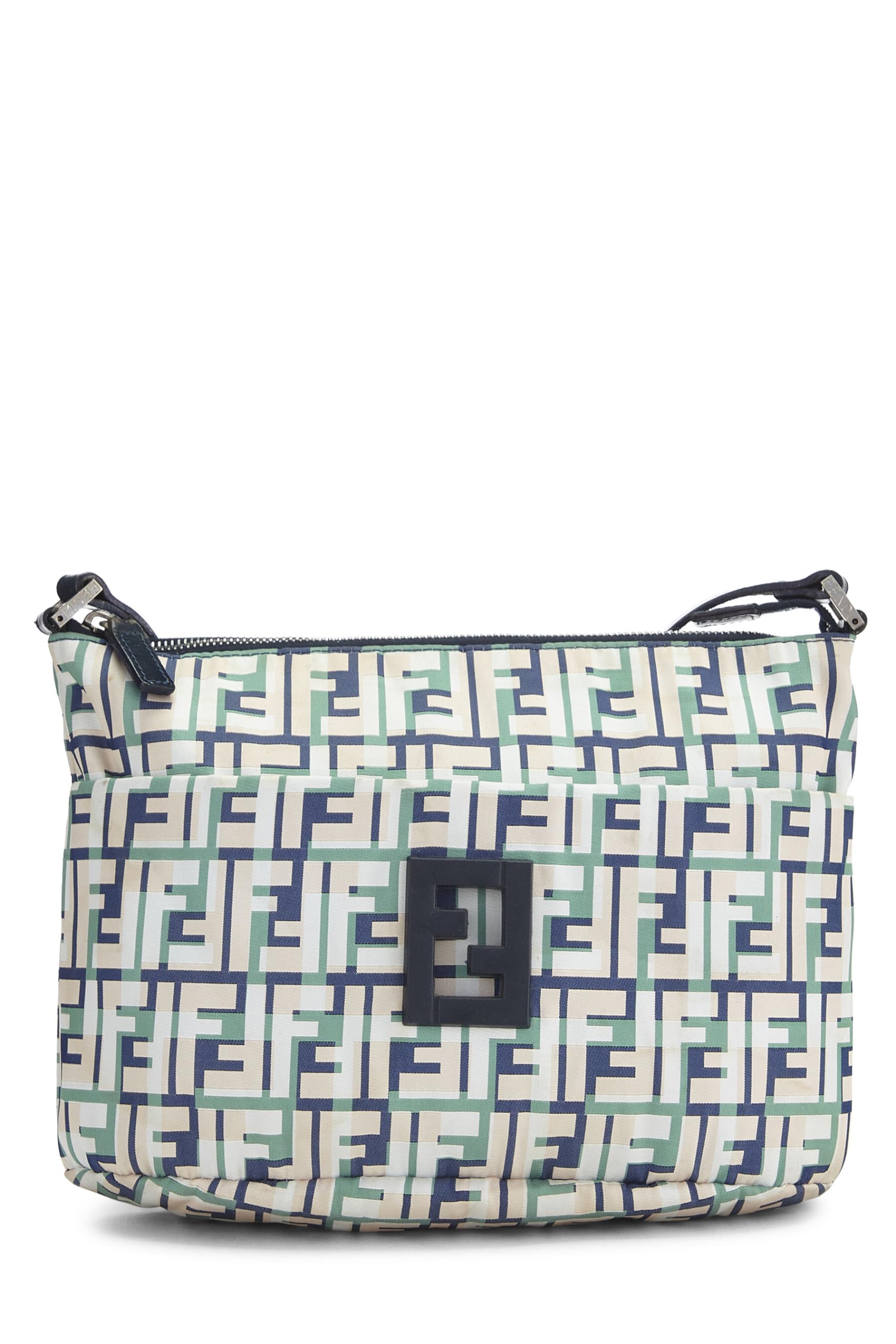 Fendi, Multicolor Nylon Zucchino Shoulder Bag, Multi
