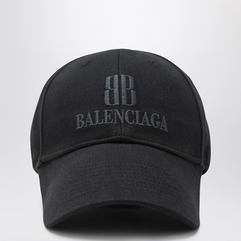 Balenciaga Nano Bb Black Baseball Cap Men
