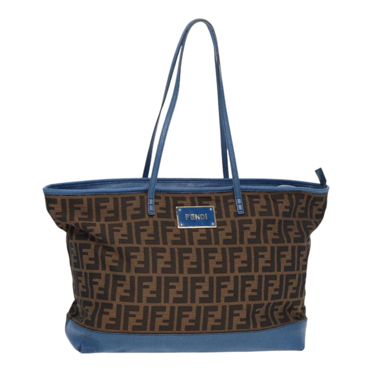 FENDI Zucca Canvas Tote Bag Brown Black85059