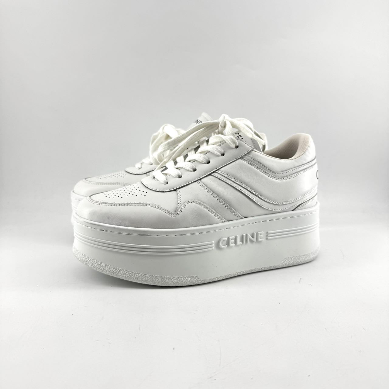 Celine Calfskin Wedge Sneakers Size 36