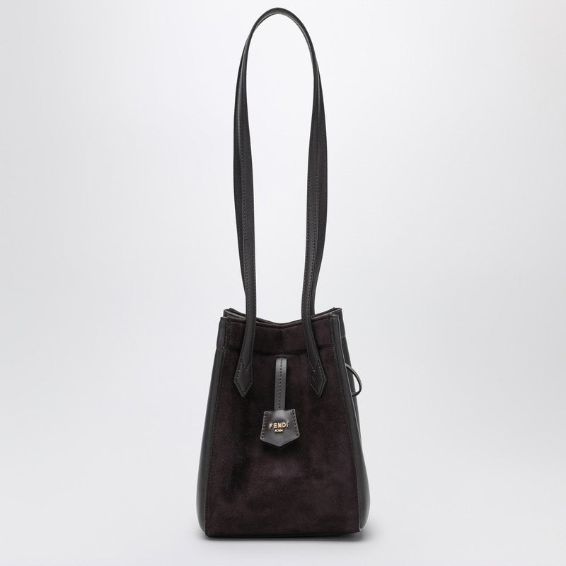 Fendi Origami Mini Bag In Purple Suede Women