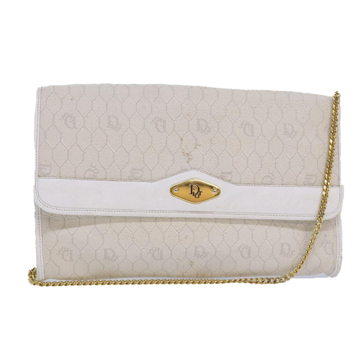 Dior Canvas Shoulder Bag (Pre-Owned)
