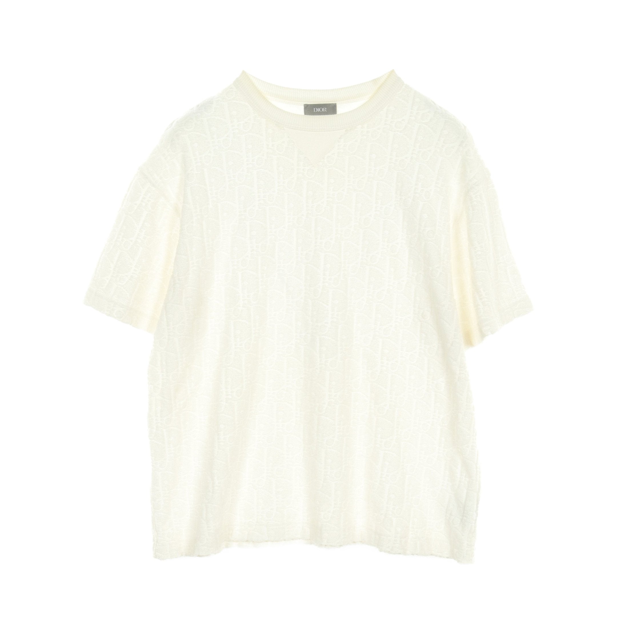 Dior Oblique jacquard T-shirt Cotton White