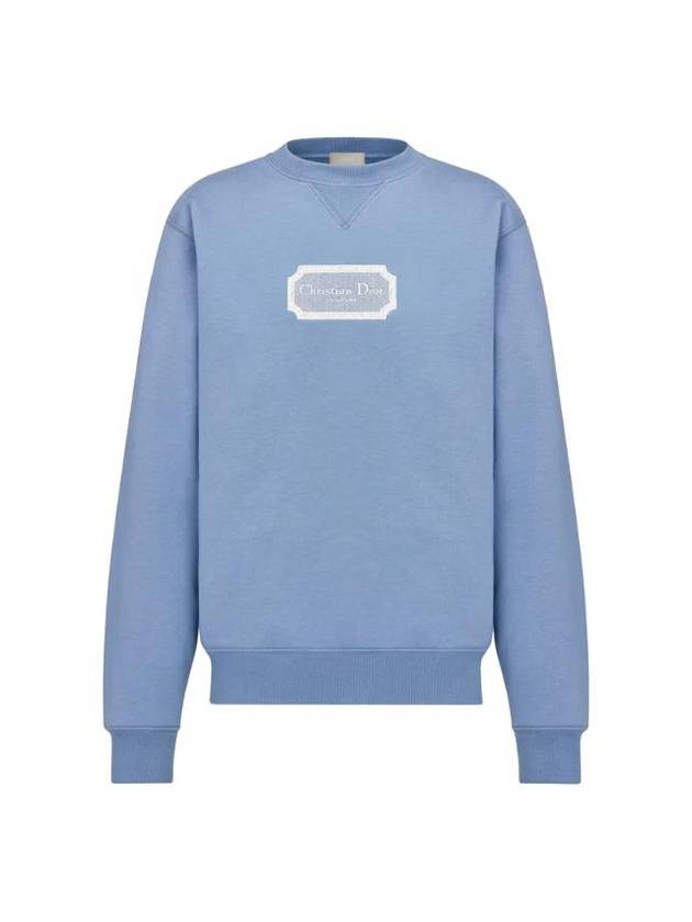 Logo Sweatshirt Blue Dior