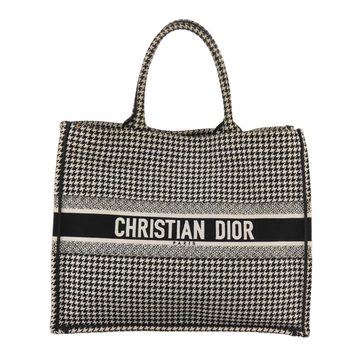 Dior Book Tote Canvas Tote Bag (Pre-Owned)