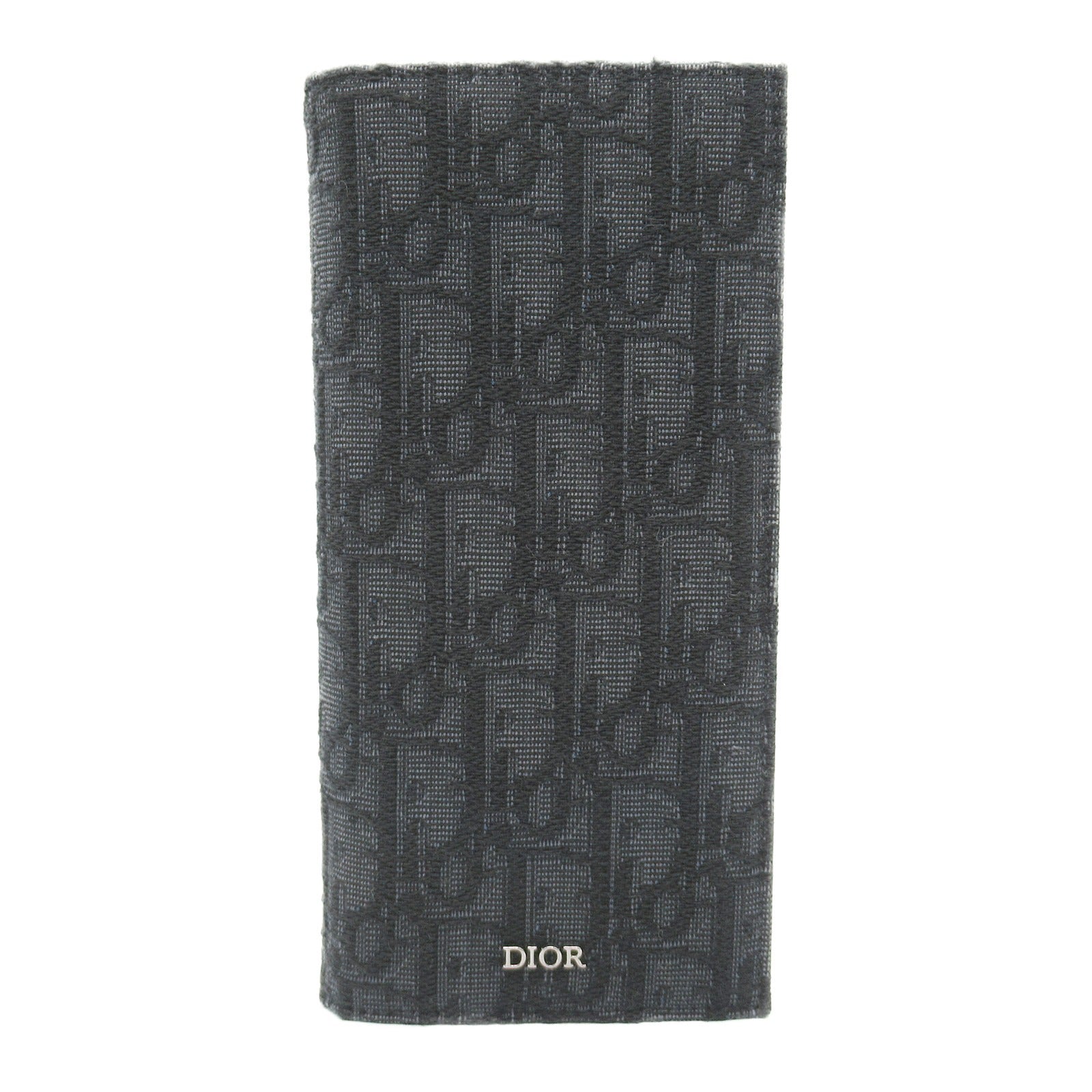 Dior Trotter Zip Long Wallet Bi-fold Long Wallet Others Jacquard Black