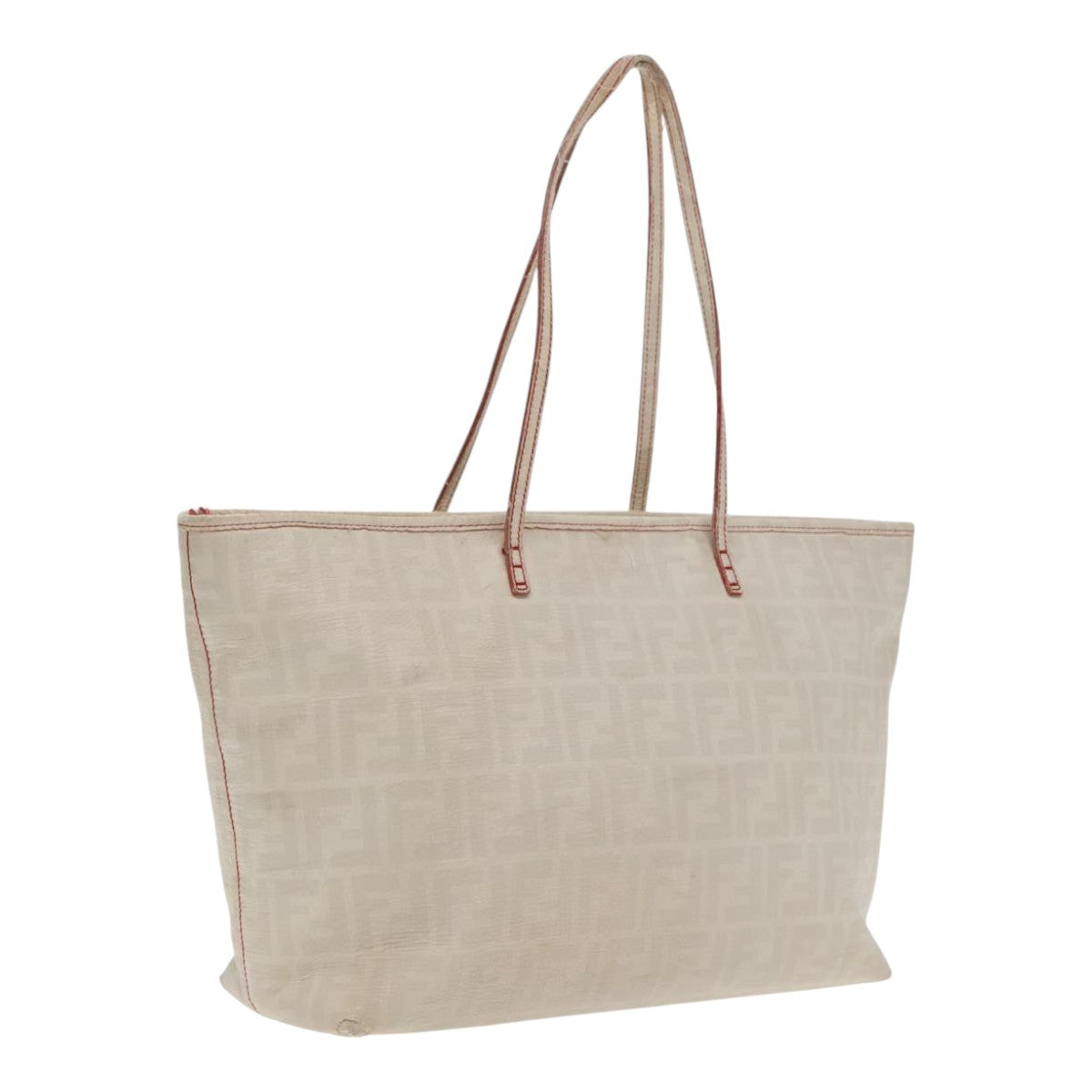 FENDI Zucca Canvas Tote Bag White94234