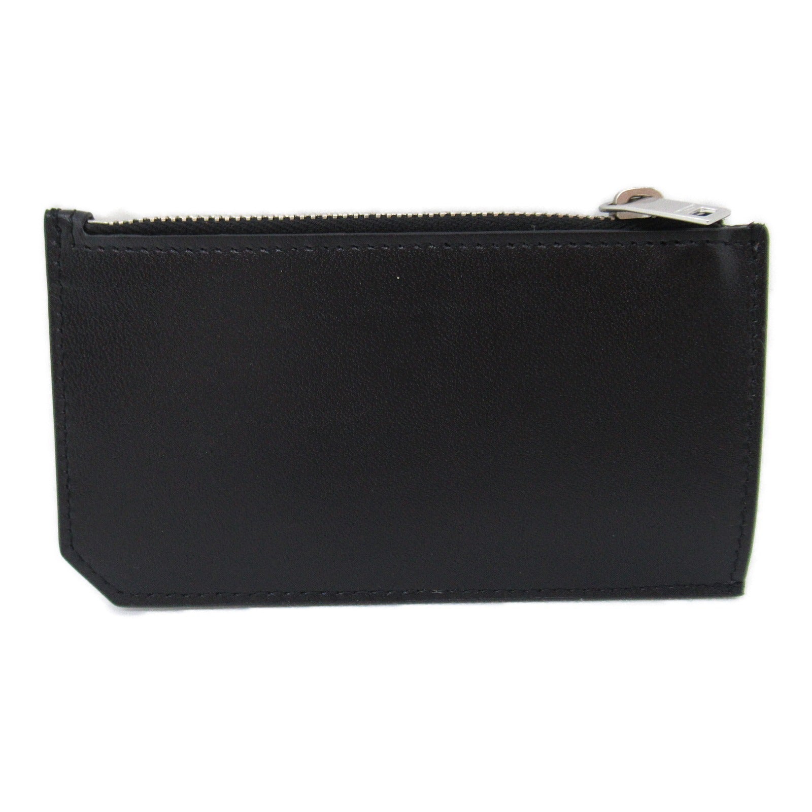 Saint Laurent SAINT LAURENT Coin Box Card Box Accessories  Leather  Black 6298991JB0E1000