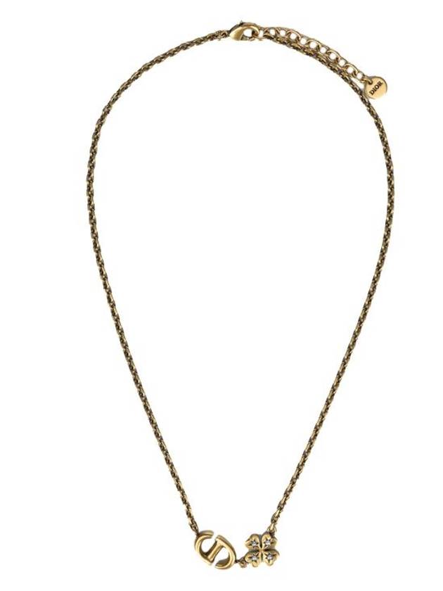 Lucky Charms Necklace Antique Gold Dior