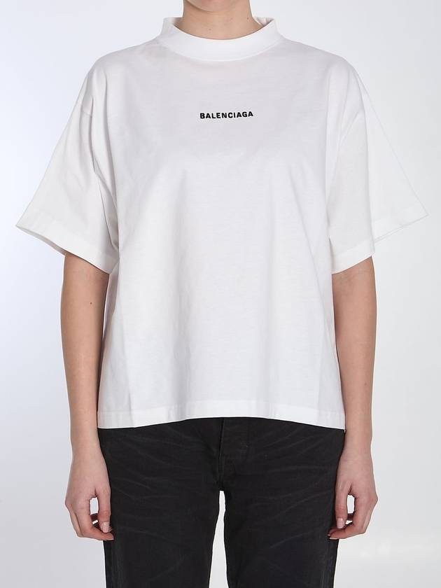 Balenciaga Cropped logo t-shirt
