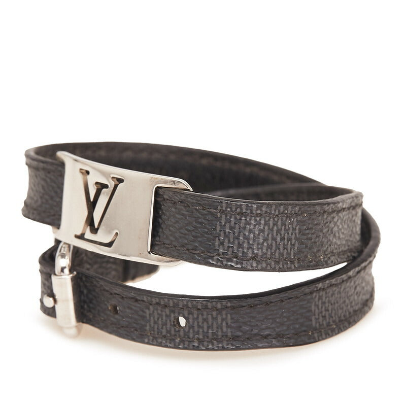 Louis Vuitton Bracelet Sign It Damier Graphite Bracelet