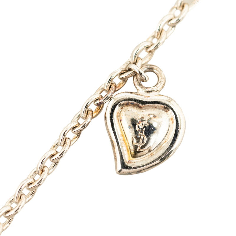 Saint Laurent Charm Bracelet Bangle in Silver Ladies