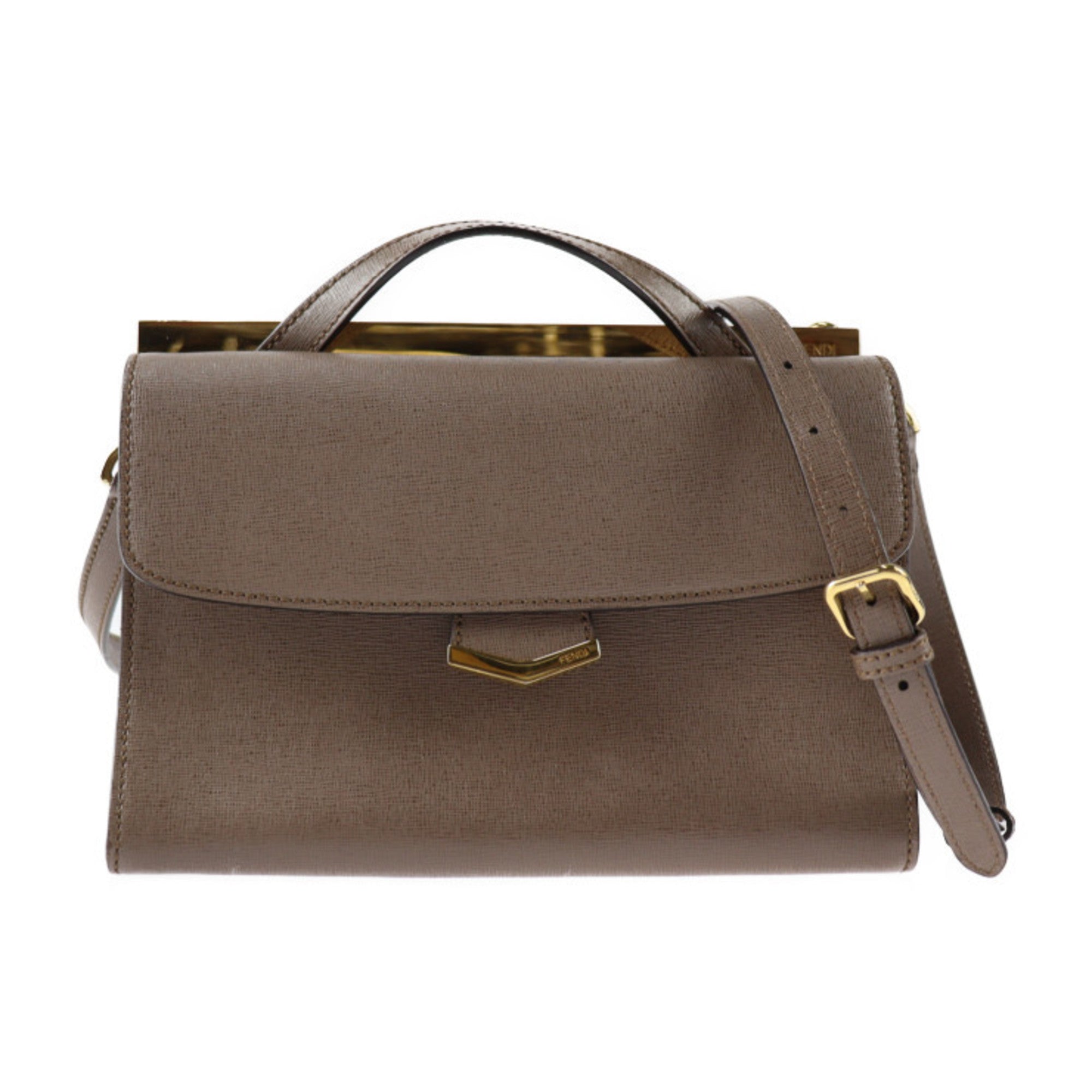 Fendi Leather Handbag Shoulder Bag Tote Bag ()