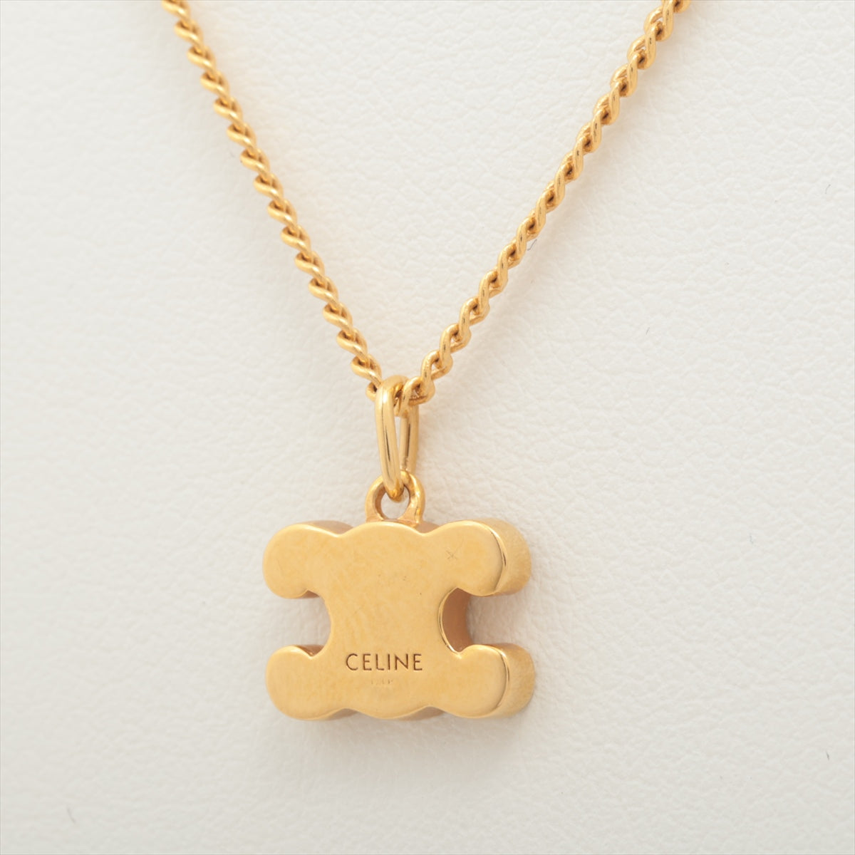 Celine Triomphe Gold Rhinestone Necklace Costume Jewellery