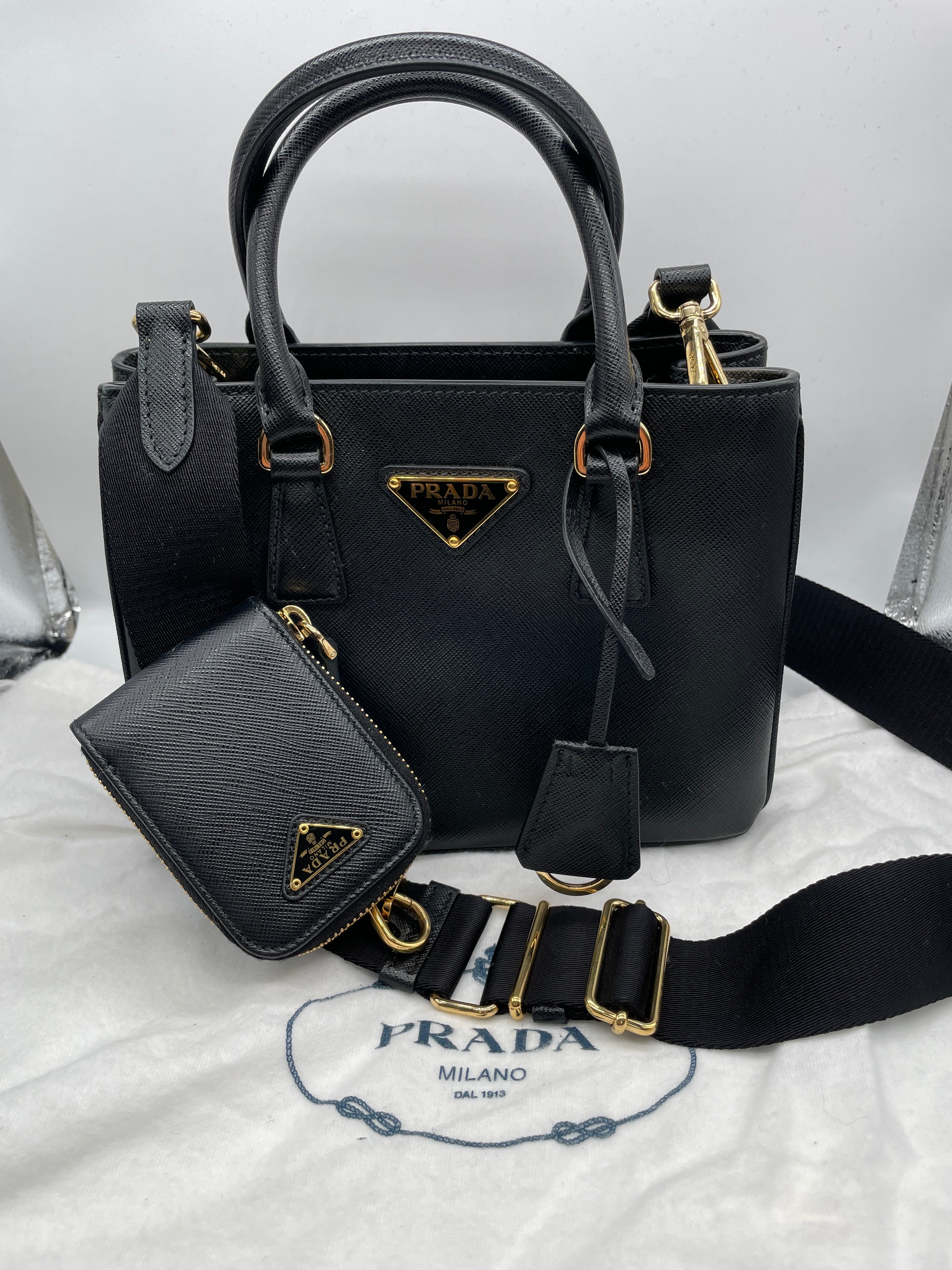 Black Ladies Prada Bag