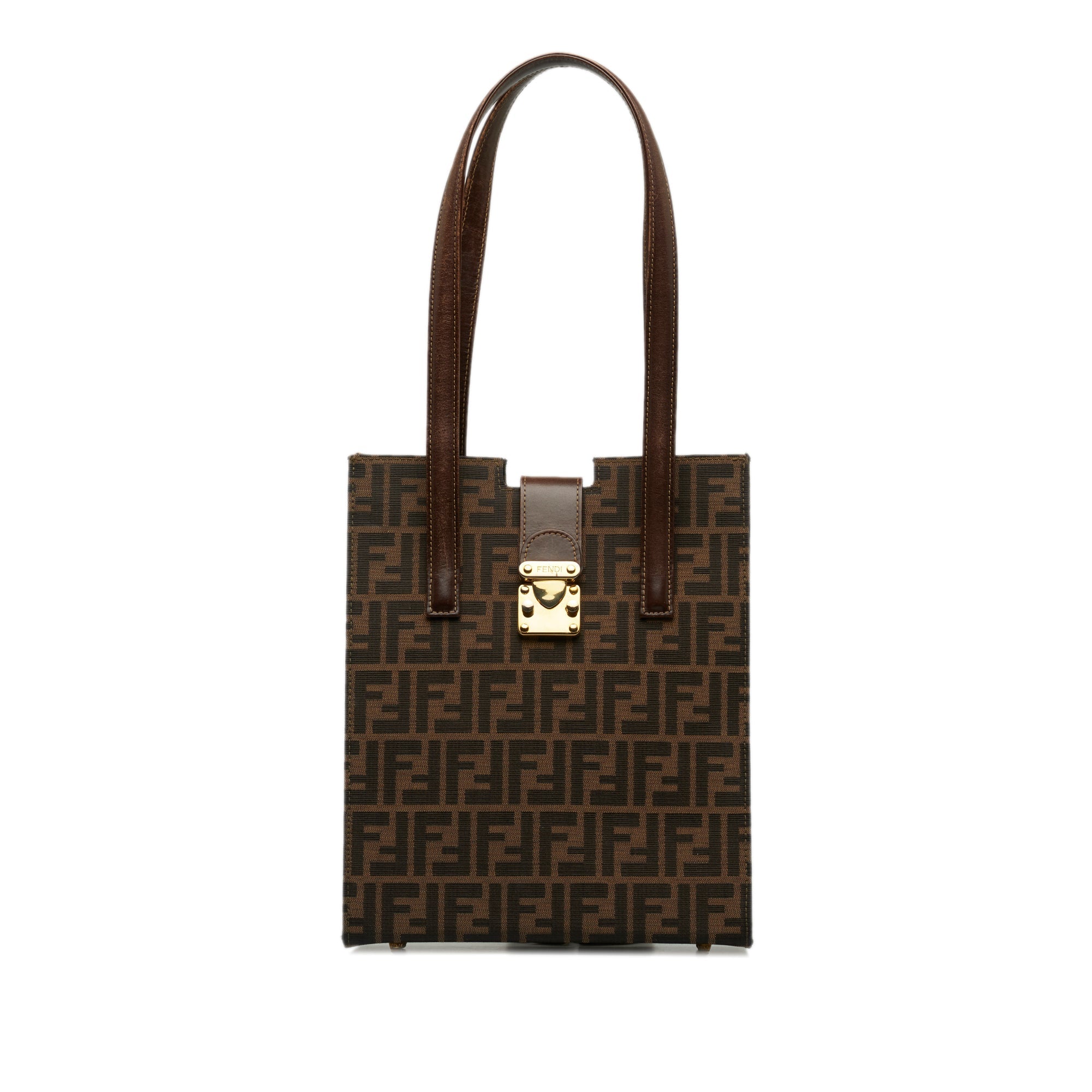 FENDI Zucca Canvas Tote Tote Bag
