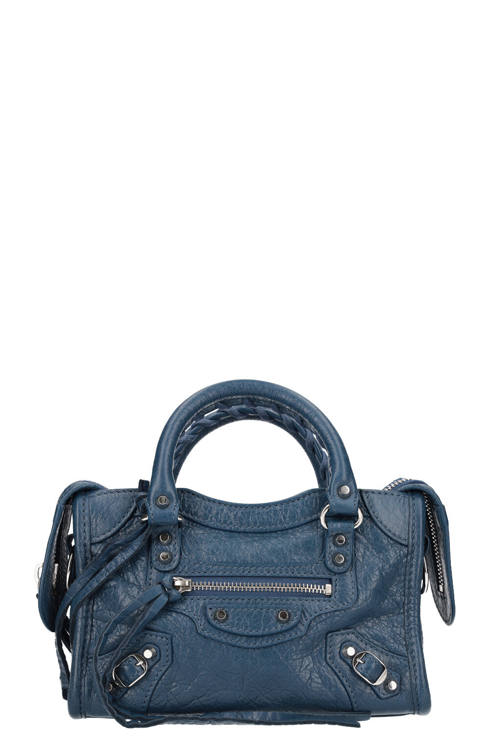 BALENCIAGA City Bag Nano Blue