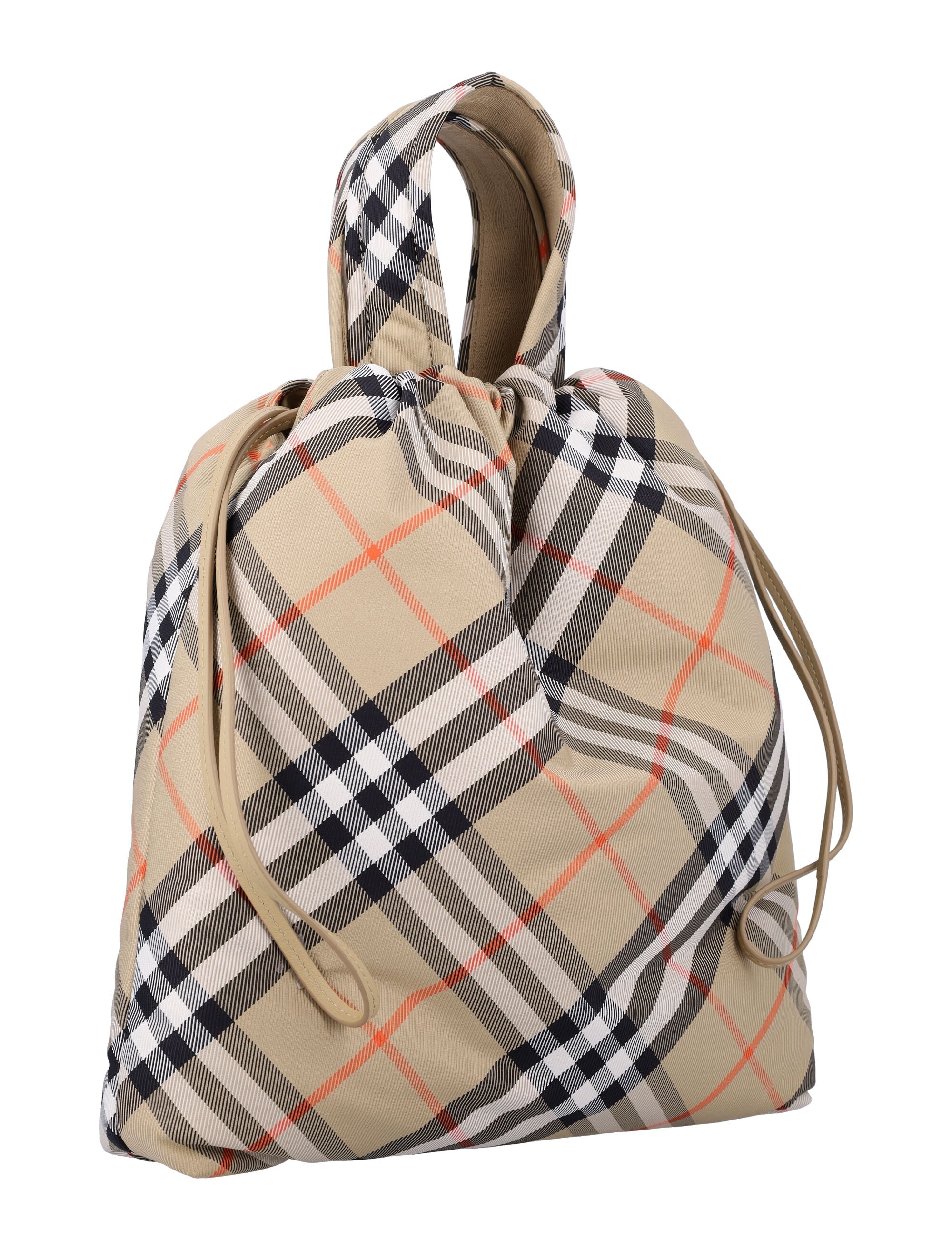 BURBERRY Mini Check Tote Handbag for Girls