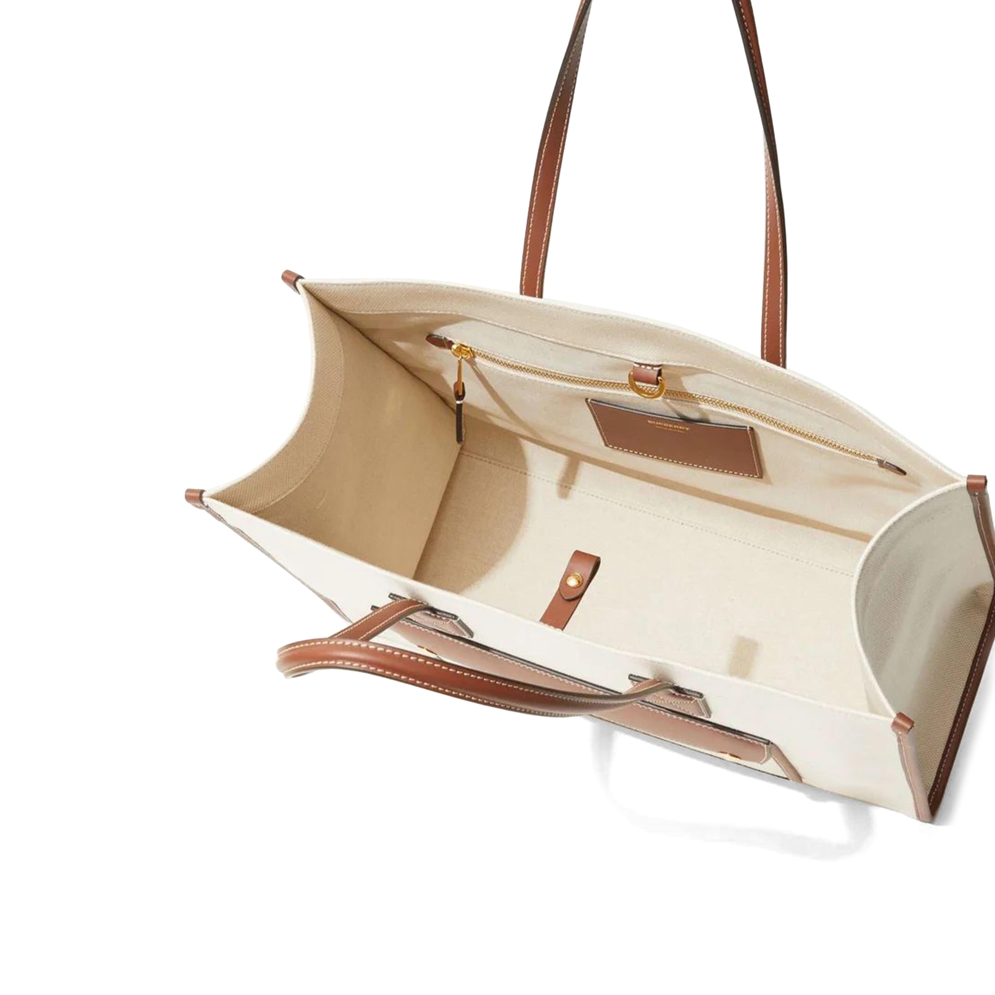 BURBERRY Mini Pocket Detail Tote Handbag