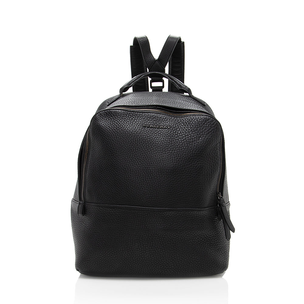 Burberry Grain Leather Backpack - FINAL SALE (SHF-17901)