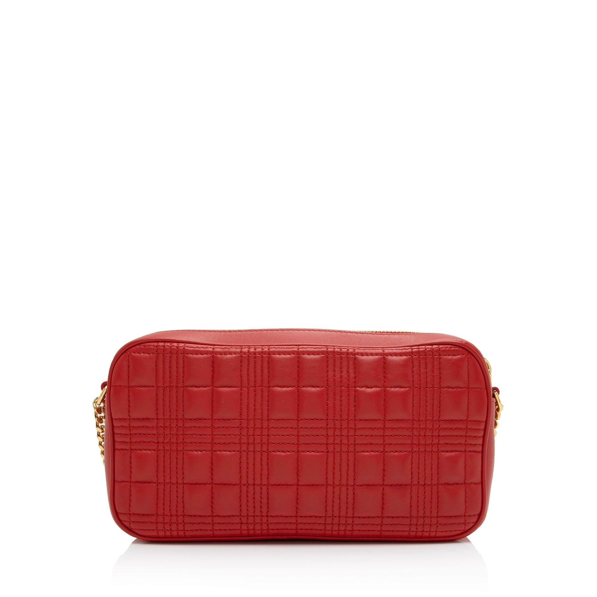Burberry Quilted Lambskin TB Lola Camera Bag (SHF-G0RyLf)