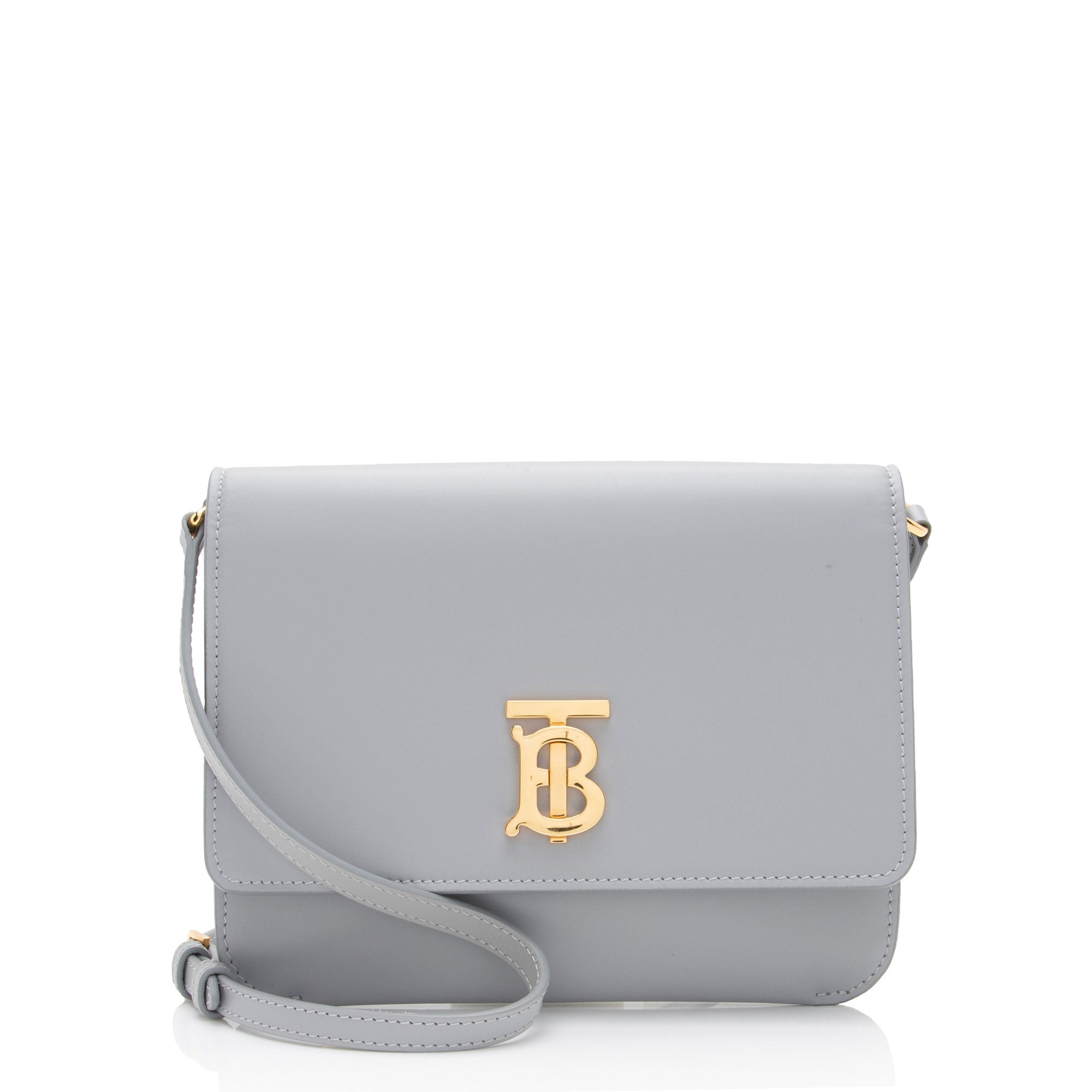 Burberry Smooth Leather TB Mini Bag (SHF-2UpmY4)