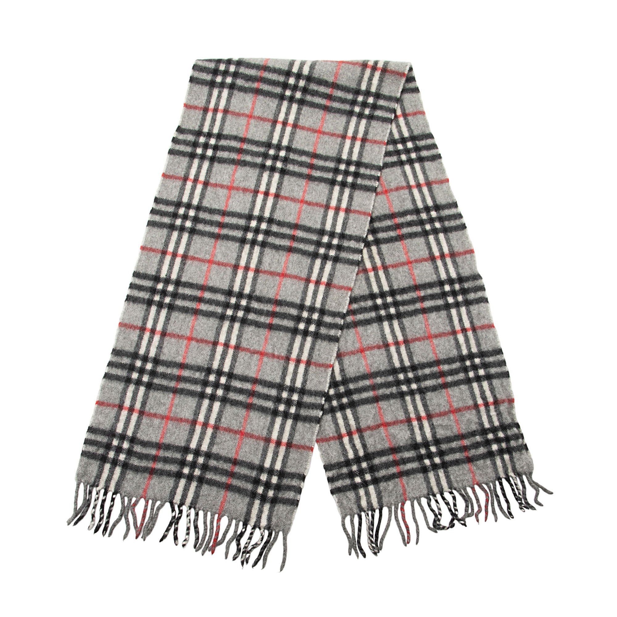 Burberry Vintage Cashmere Check Scarf (SHF-TqnCR4)