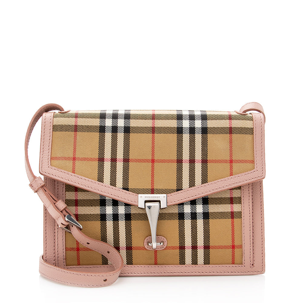 Burberry Vintage Check Macken Small Crossbody Bag (SHF-19564)