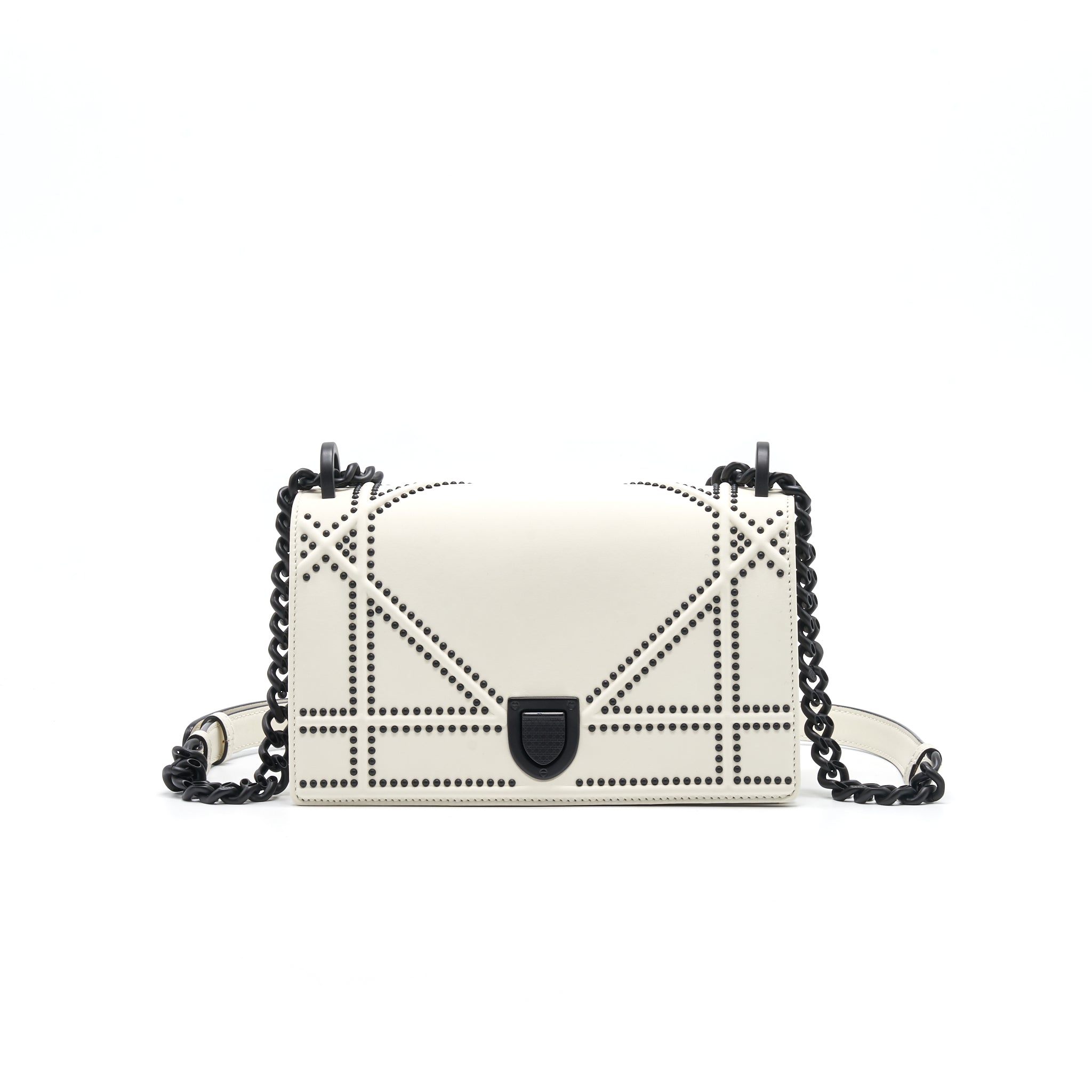Dior Small Diorama Bag Ultra Black White