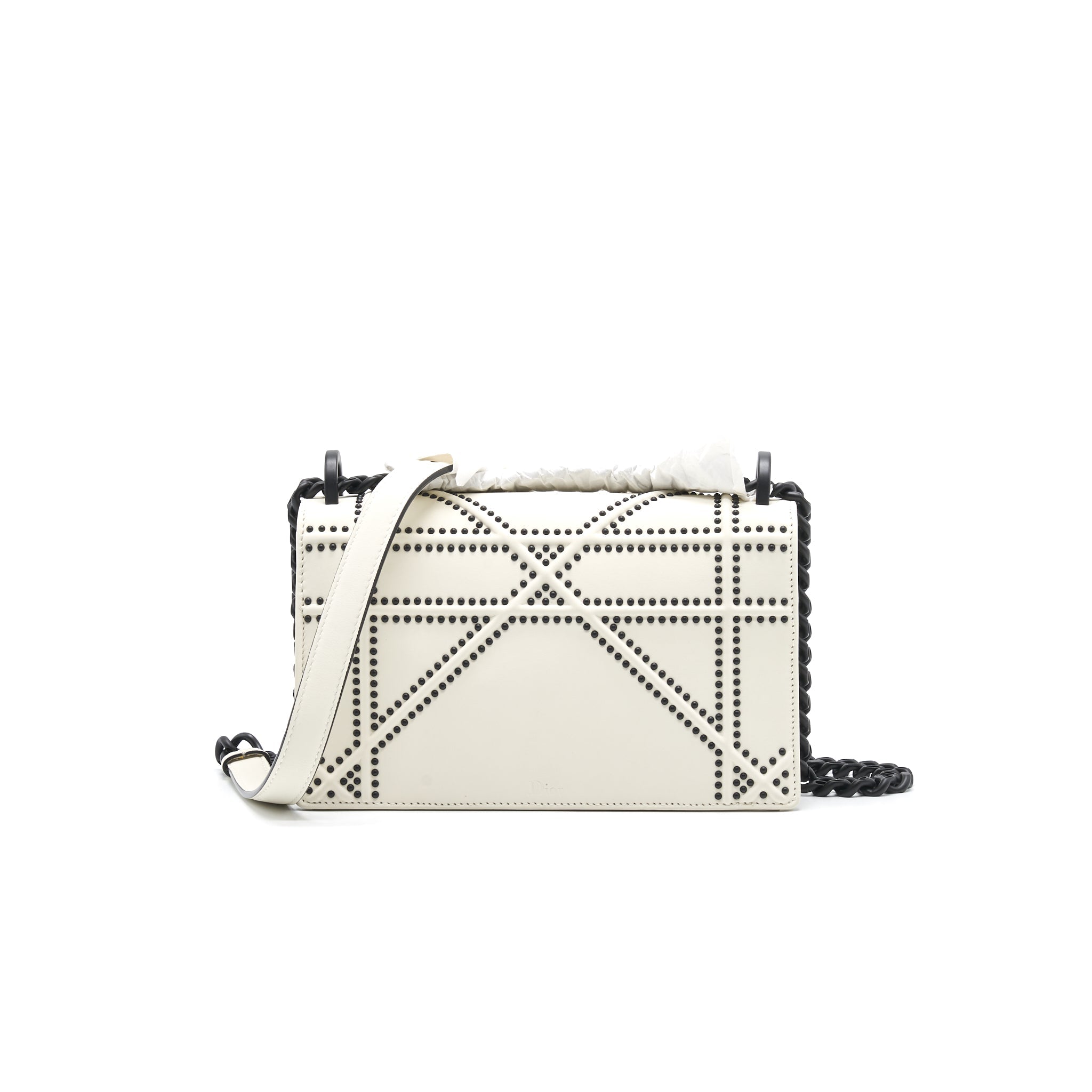 Dior Small Diorama Bag Ultra Black White