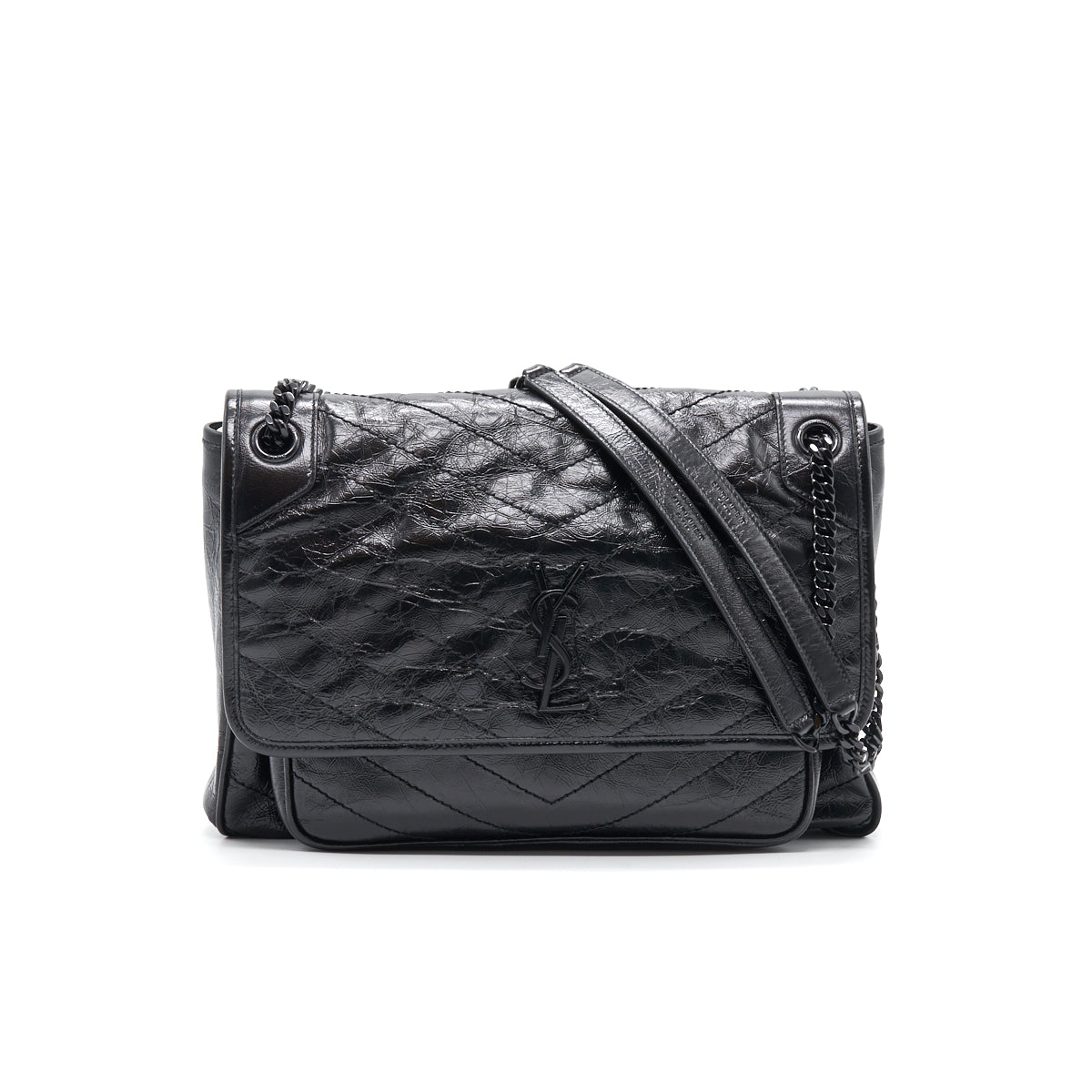 Saint Laurent YSL Niki Black Shoulder Bag