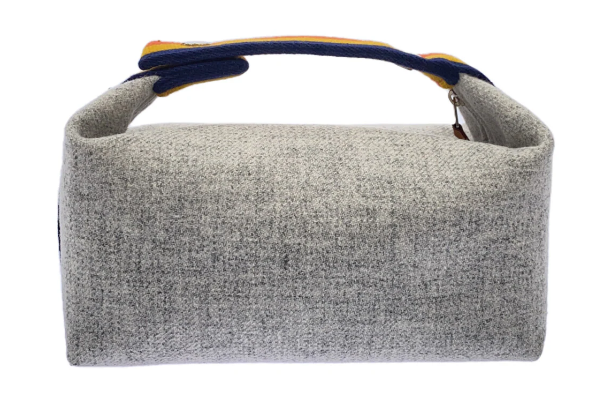 HERMES - Bride-a-Brac Gray Orange Multi Wool Handbag