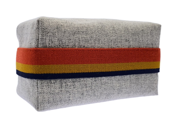 HERMES - Bride-a-Brac Gray Orange Multi Wool Handbag