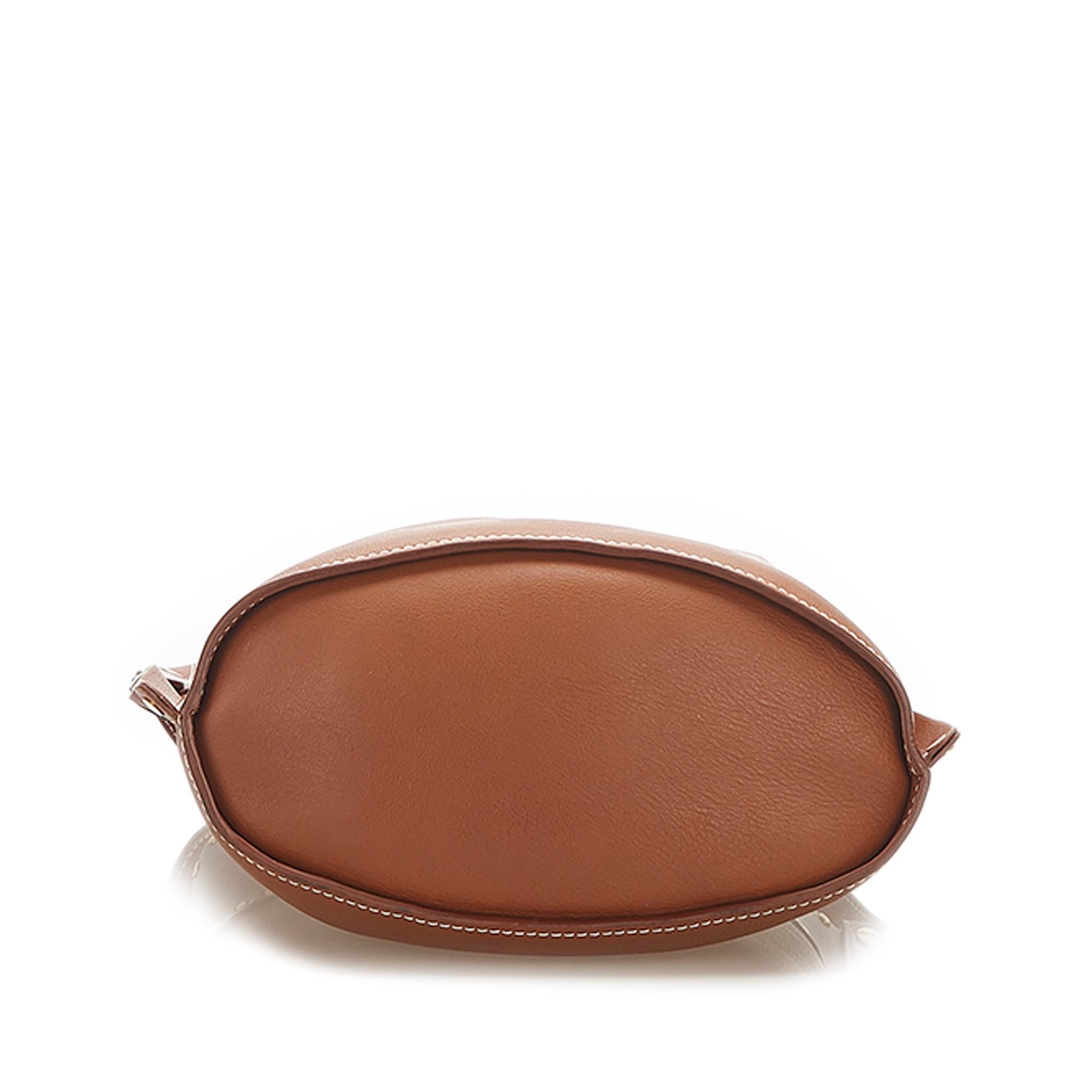 Chloe Aby Leather Bucket Bag (SHG-22307)