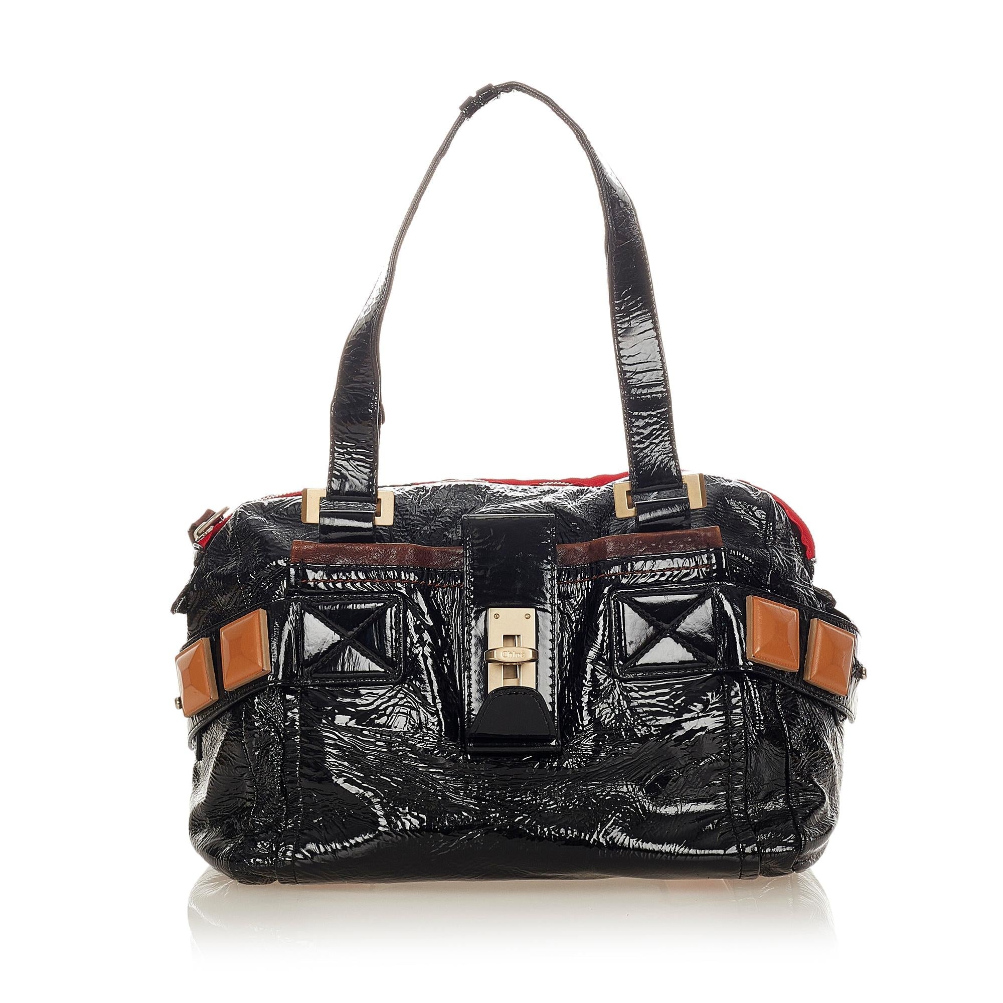 Chloe Audra Leather Shoulder Bag (SHG-26147)