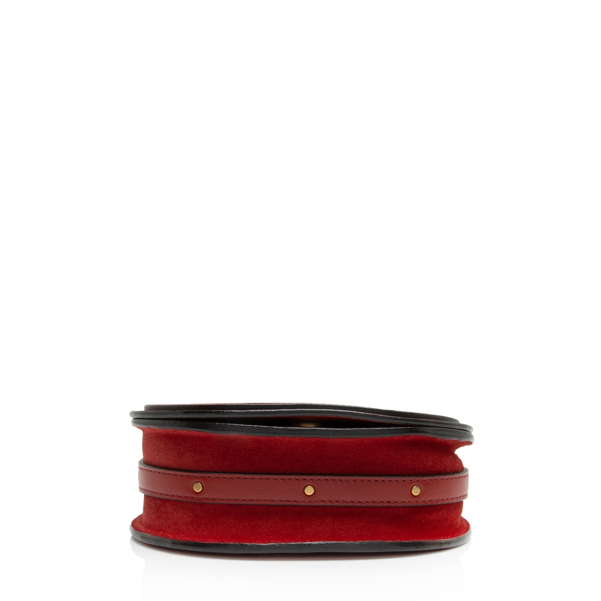 Chloe Calfskin Suede Nile Small Bracelet Bag (SHF-Cj2VOC)