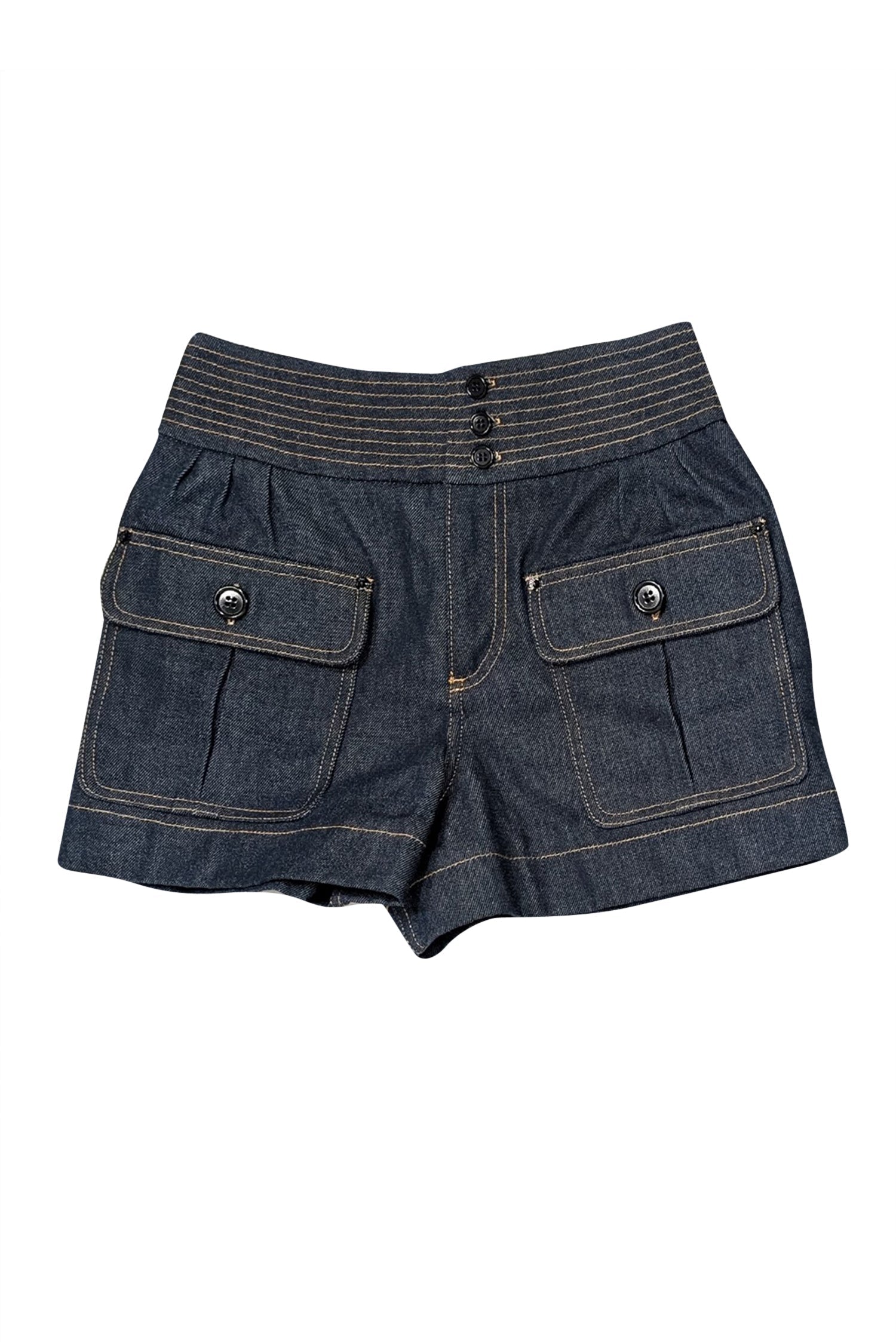 Chloe - Dark Wash Blue Denim Short Sz 2